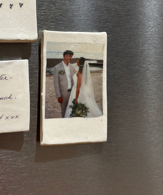 Personalised Polaroid Ceramic Magnet