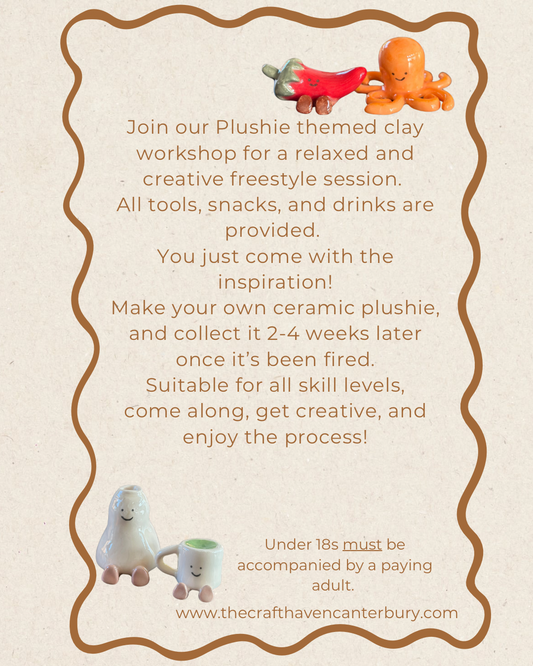 Plushie-Style JellyCat Workshop | Tuesday 18th August | 1-3pm