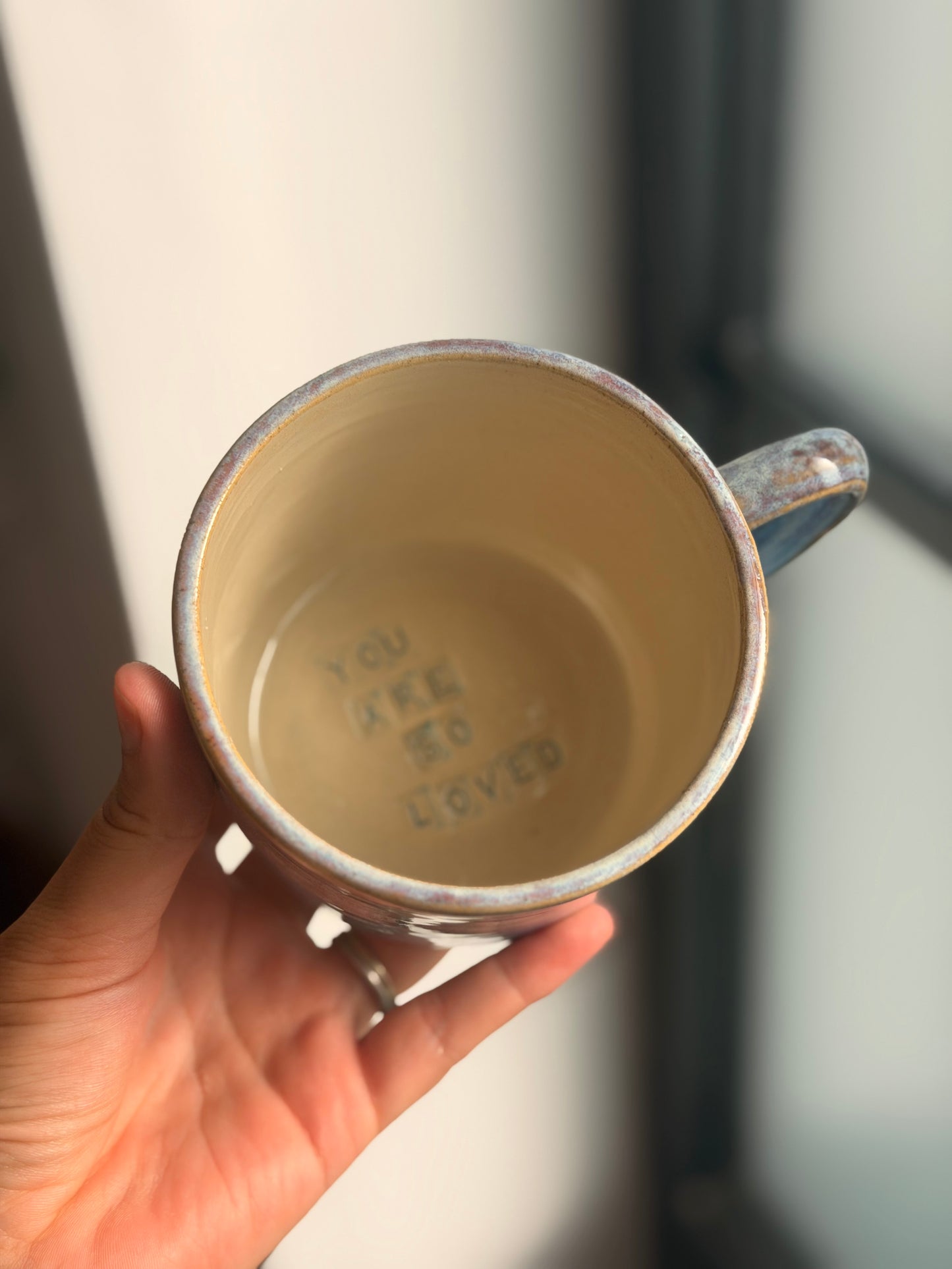 Blue Drip ‘So Loved’ Stamped Mug