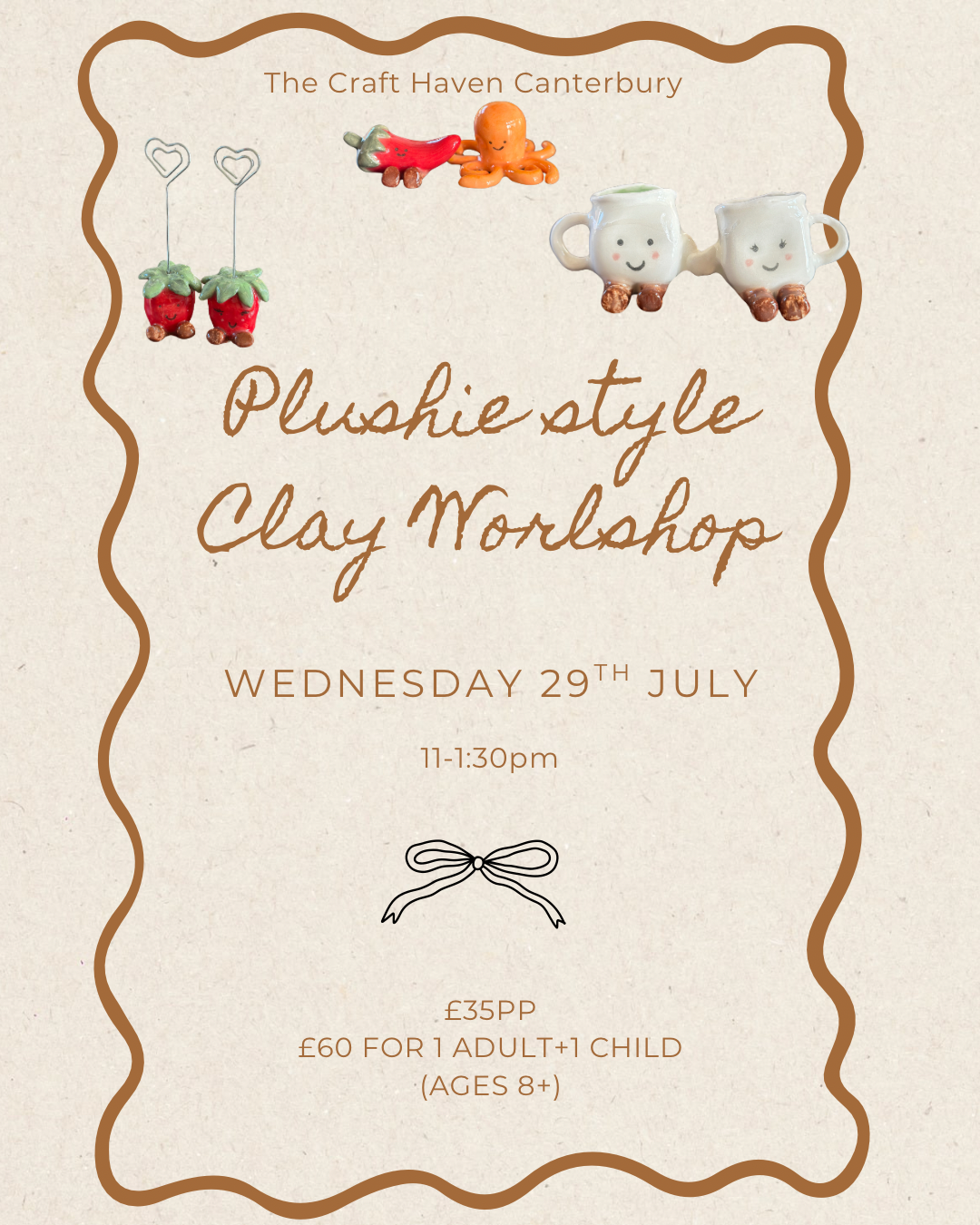 Plushie-Style JellyCat Workshop | Wednesday 29th July | 11-1:30pm