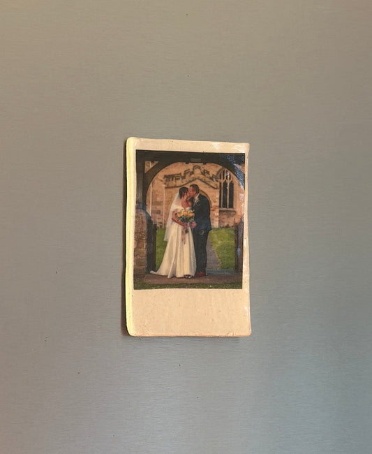 Personalised Polaroid Ceramic Magnet