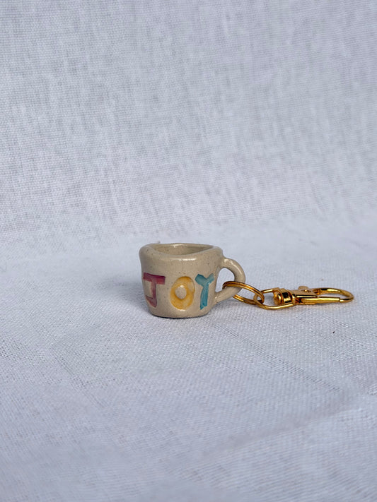 Multicolour Joy Mini Mug Keyring
