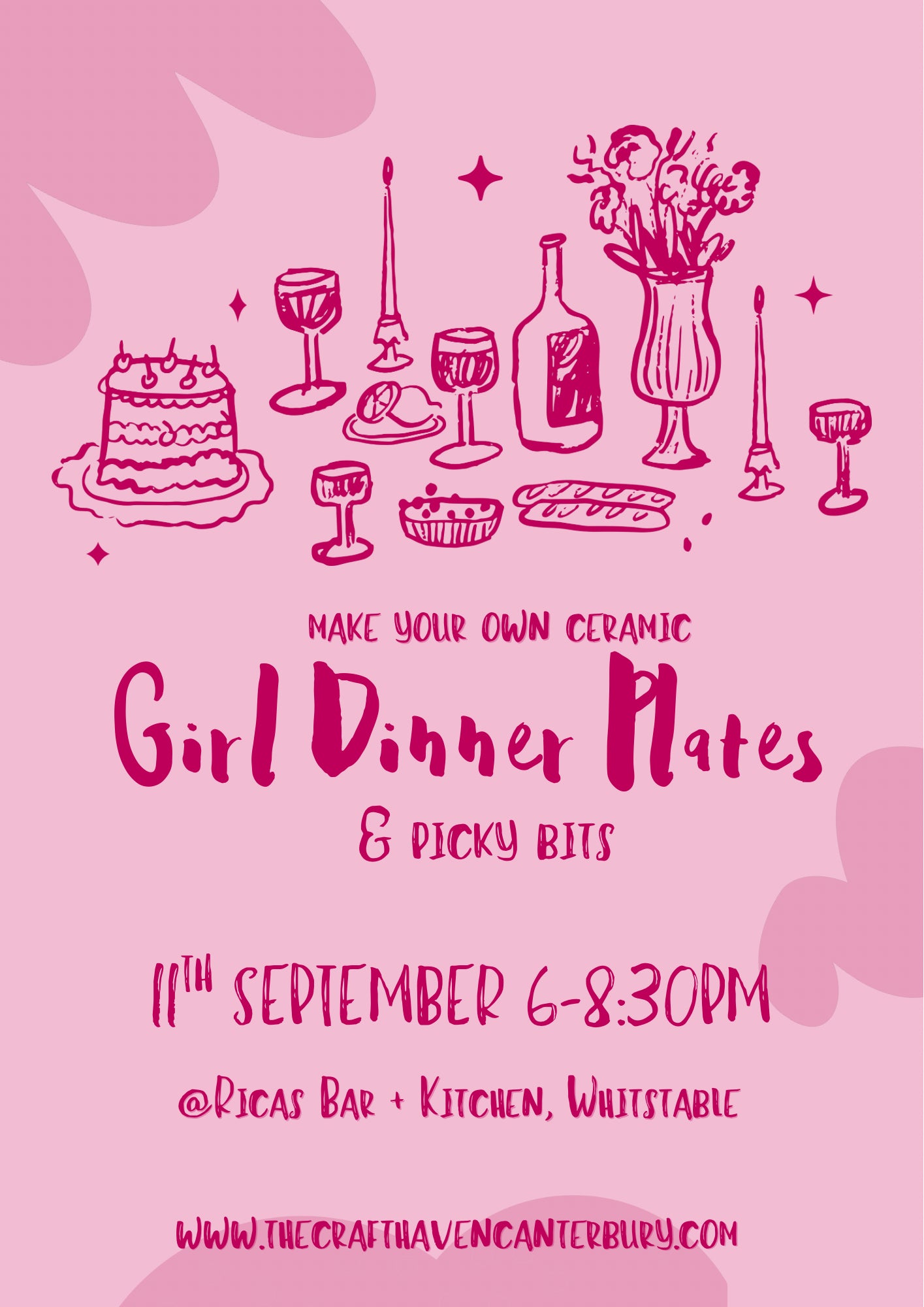Girl Dinner Plates & Picky Bits | Friday 11th September | 6-8:30pm