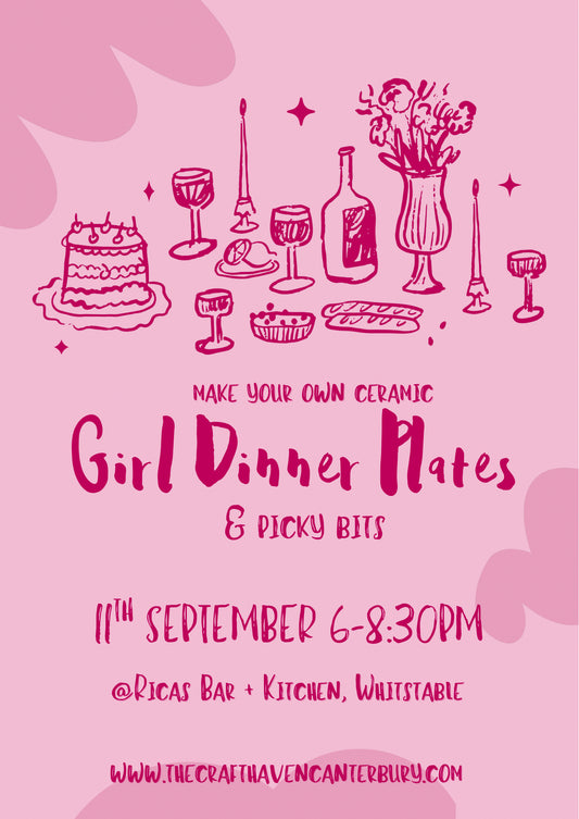Girl Dinner Plates & Picky Bits | Friday 11th September | 6-8:30pm