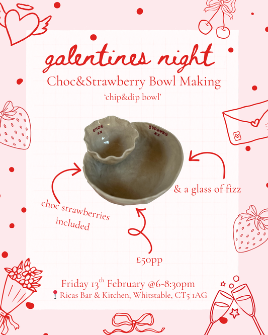 Galentines @Ricas | Choc & Strawberry Bowls | Friday 13th February | 6-8:30pm