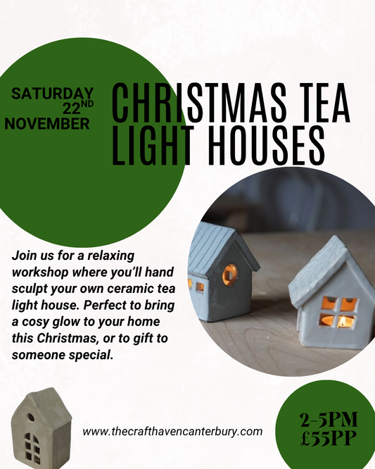 Christmas Tea Light House Workshop | Saturday 22nd November | 2-5pm