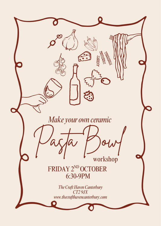 Pasta Bowl Workshop | Friday 2nd October | 6:30-9pm