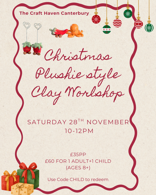 Christmas Plushie-Style JellyCat Workshop | Saturday 28th November | 10-12pm