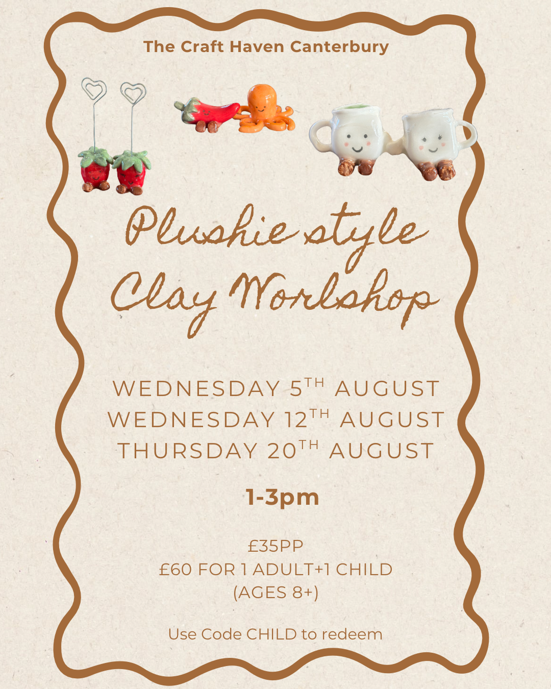 Plushie-Style JellyCat Workshop | Tuesday 18th August | 1-3pm