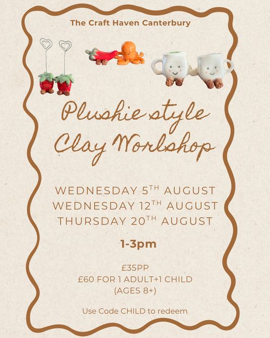 Plushie-Style JellyCat Workshop |Wednesday 5th August | 1-3pm