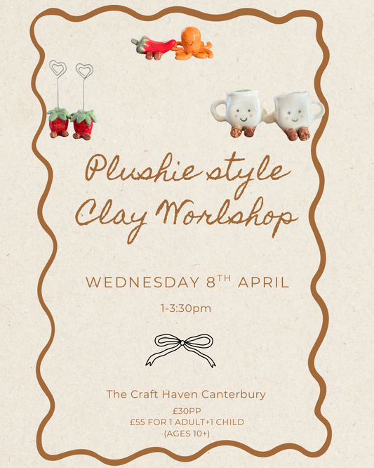 Plushie-Style JellyCat Workshop | Wednesday 8th April | 1-3:30pm