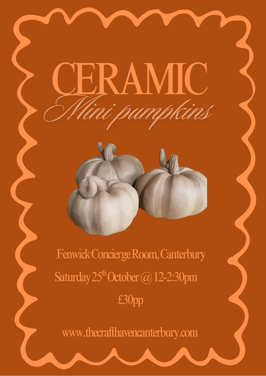 Mini Pumpkin Workshop @ Fenwicks Canterbury | 25th October | 12-2:30pm